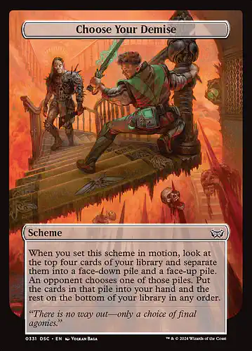 Choose Your Demise - dsc Spoiler