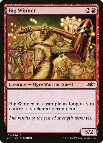 Big Winner - unf Spoiler