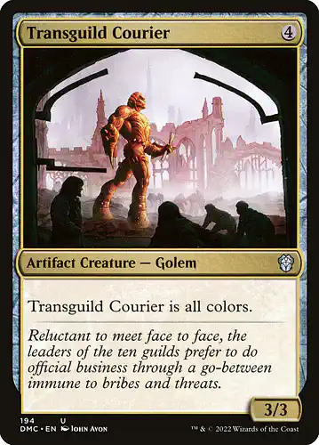 Transguild Courier - dmc Spoiler