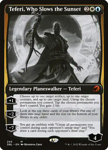 Teferi, Who Slows the Sunset - dbl Spoiler