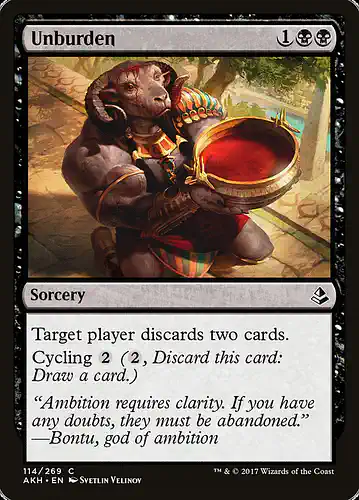 Unburden - akh Spoiler