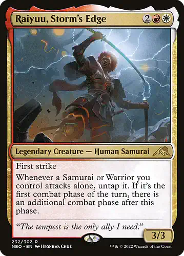 Raiyuu, Storm's Edge - neo Spoiler