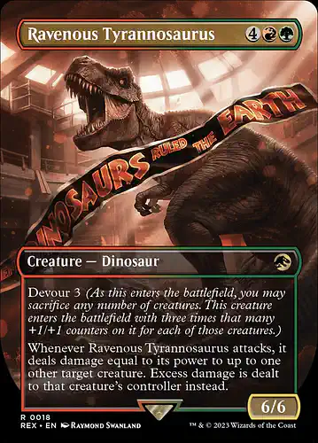 Ravenous Tyrannosaurus - rex Spoiler