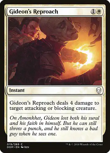 Gideon's Reproach - dom Spoiler