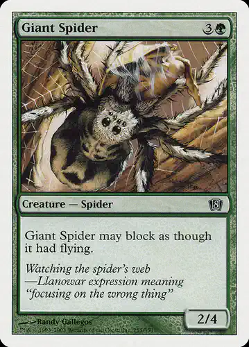 Giant Spider - 8ed Spoiler