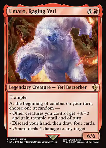 Umaro, Raging Yeti - fic Spoiler