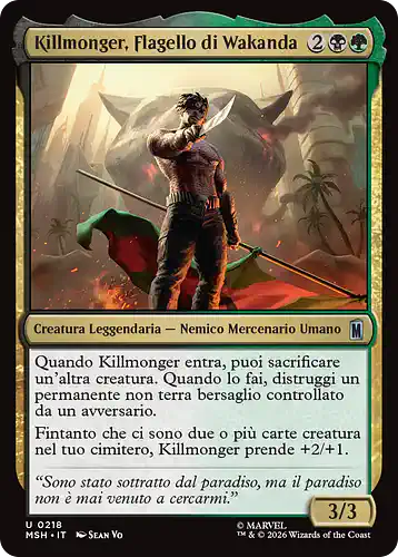 Killmonger, Scourge of Wakanda - msh Spoiler