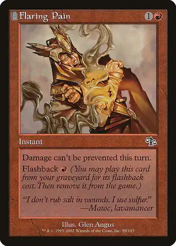 Flaring Pain - jud Spoiler