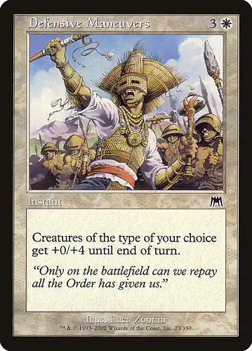 Defensive Maneuvers - ons Spoiler