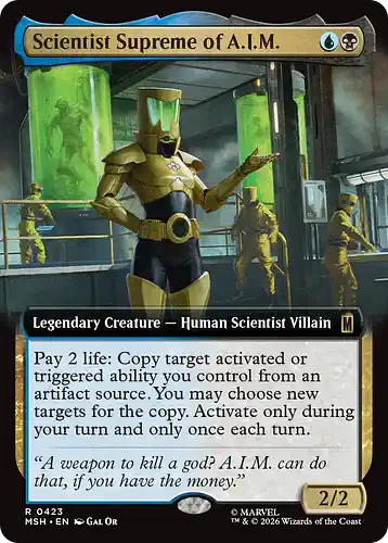Scientist Supreme of A.I.M. - msh Spoiler