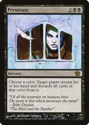 Persecute - 8ed Spoiler
