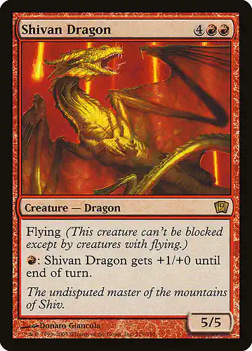Shivan Dragon - 9ed Spoiler