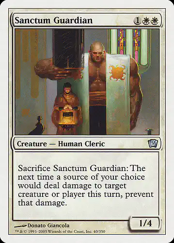 Sanctum Guardian - 9ed Spoiler