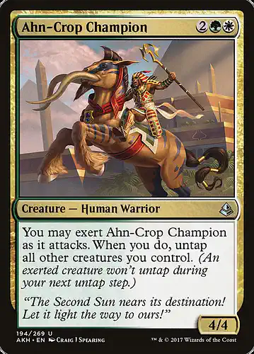 Ahn-Crop Champion - akh Spoiler