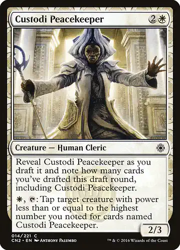 Custodi Peacekeeper - cn2 Spoiler