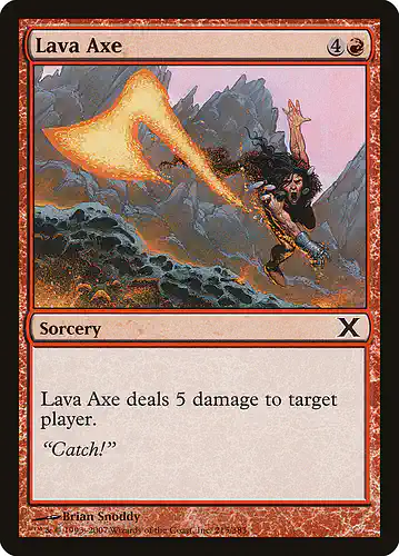 Lava Axe - 10e Spoiler