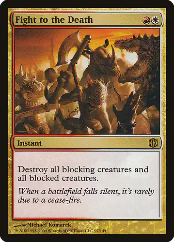 Fight to the Death - arb Spoiler