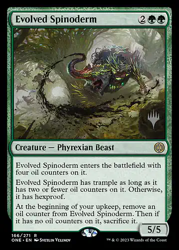 Evolved Spinoderm - one Spoiler