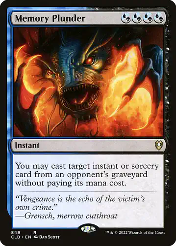 Memory Plunder - clb Spoiler
