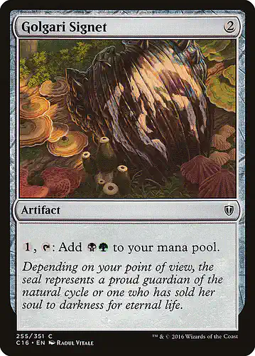 Golgari Signet - c16 Spoiler