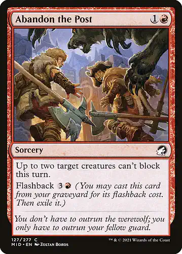 Abandon the Post - mid Spoiler