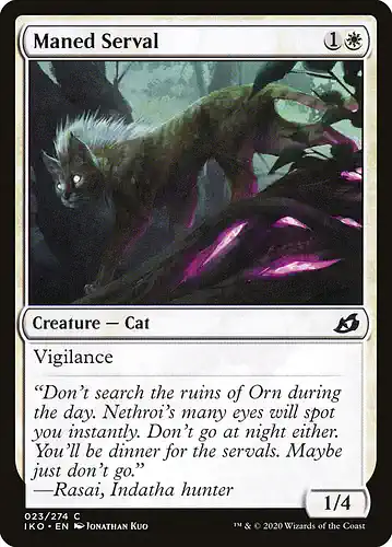 Maned Serval - iko Spoiler