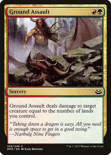 Ground Assault - mm3 Spoiler
