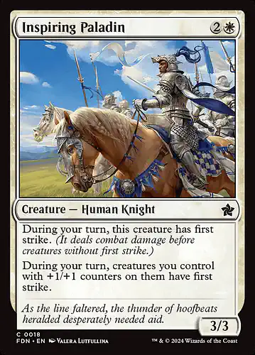 Inspiring Paladin - fdn Spoiler