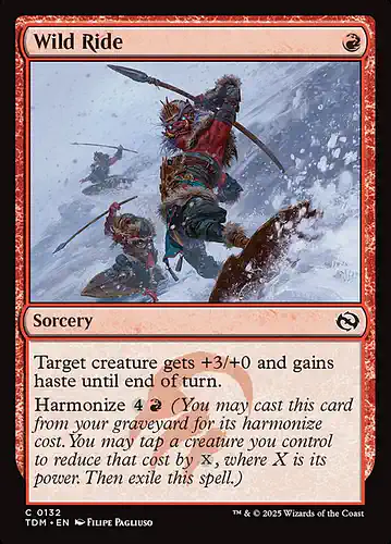Wild Ride - tdm Spoiler