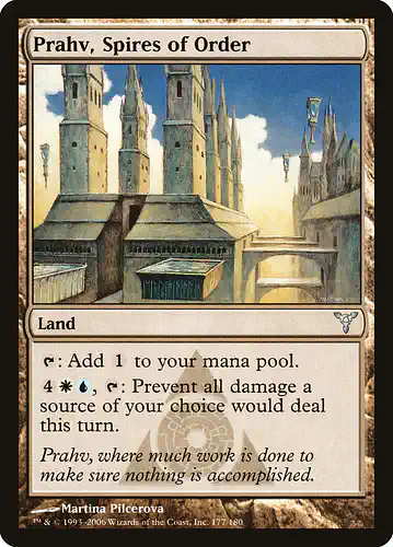 Prahv, Spires of Order - dis Spoiler