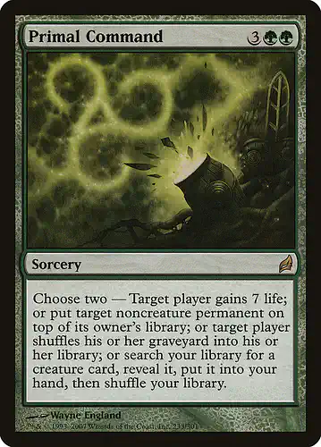 Primal Command - lrw Spoiler