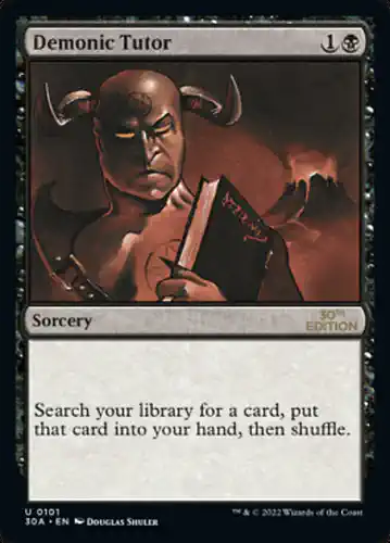 Demonic Tutor - 30a Spoiler