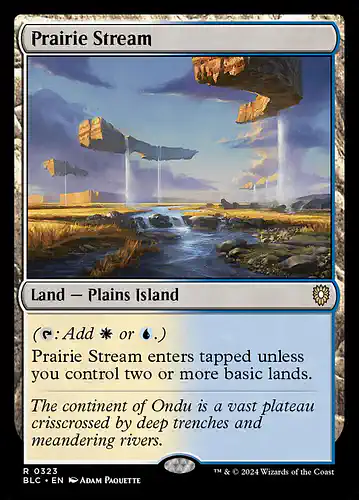 Prairie Stream - blc Spoiler