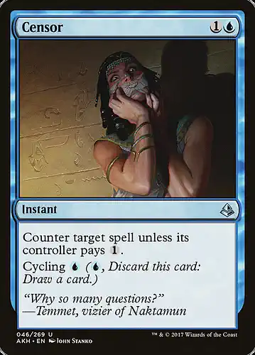 Censor - akh Spoiler