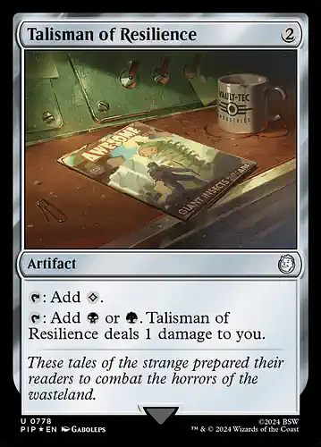 Talisman of Resilience - pip Spoiler