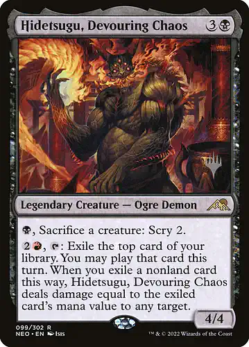 Hidetsugu, Devouring Chaos - neo Spoiler