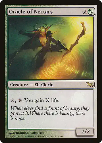 Oracle of Nectars - shm Spoiler
