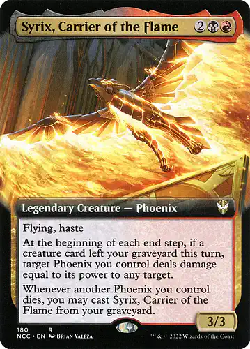 Syrix, Carrier of the Flame - ncc Spoiler