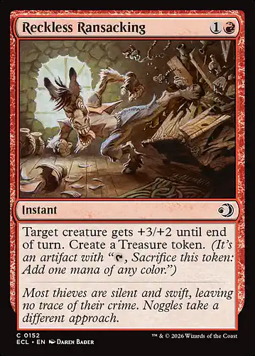 Reckless Ransacking - ecl Spoiler