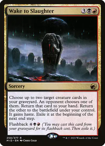 Wake to Slaughter - mid Spoiler