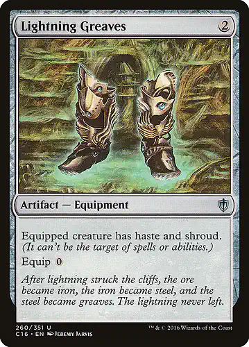 Lightning Greaves - c16 Spoiler