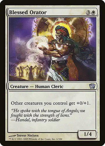 Blessed Orator - 9ed Spoiler