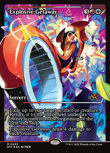 Explosive Getaway - dft Spoiler
