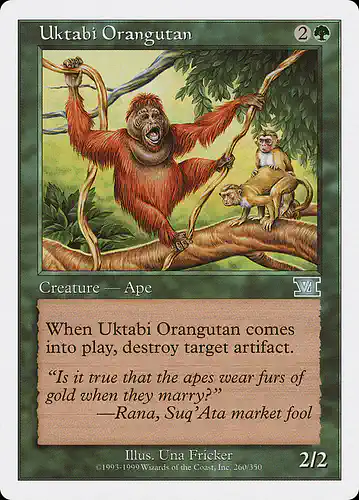 Uktabi Orangutan - 6ed Spoiler