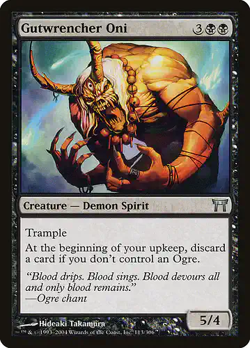 Gutwrencher Oni - chk Spoiler