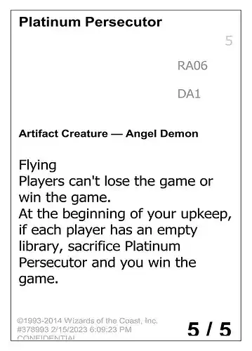 Platinum Persecutor - unk Spoiler