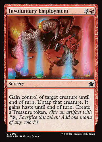 Involuntary Employment - fdn Spoiler
