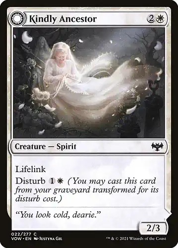 Kindly Ancestor - vow Spoiler