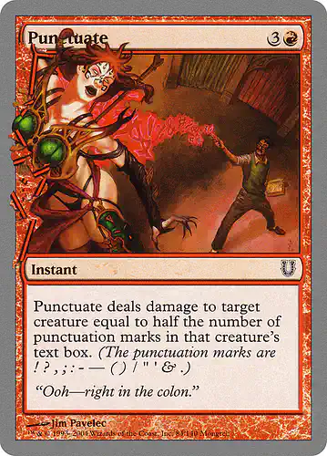 Punctuate - unh Spoiler