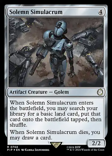 Solemn Simulacrum - pip Spoiler